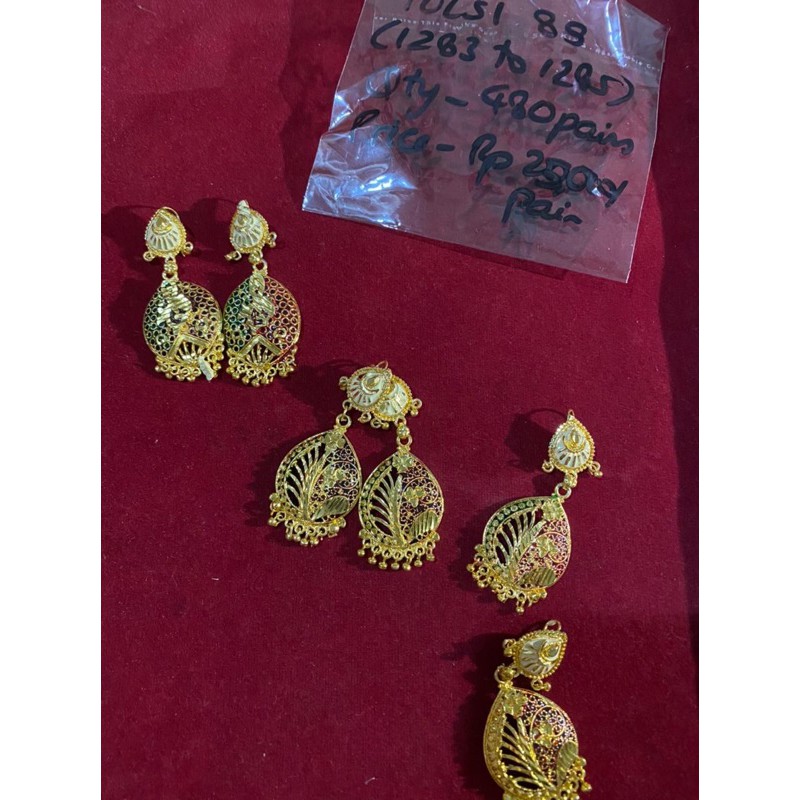 /Anting India Murah/Anting Tusuk /Dubai Lapis Emas Cantik Anti Karat/