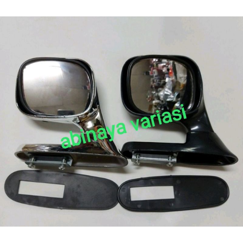 Spion Kap Mesin Mobil RAIZE Hitam Chrome