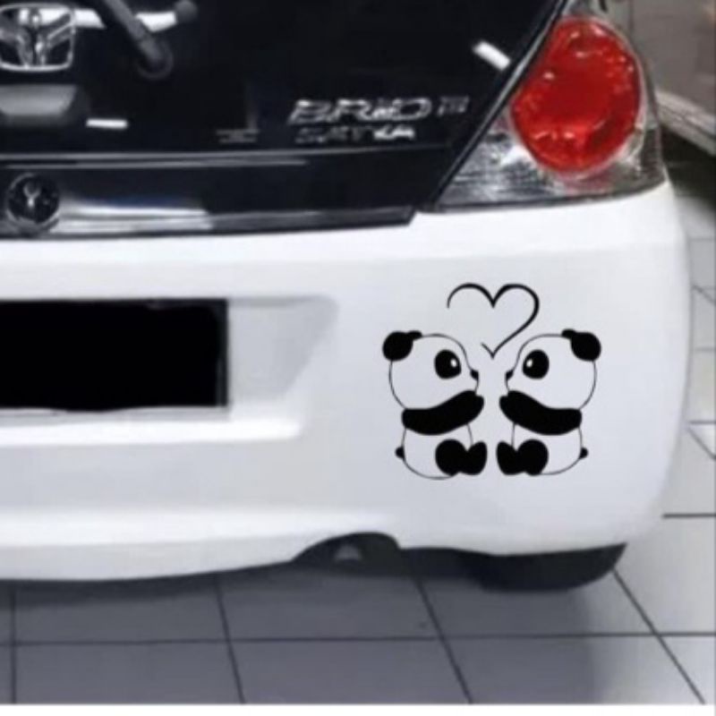 

Sticker Stiker Panda Stiker Bamper Bumper Mobil