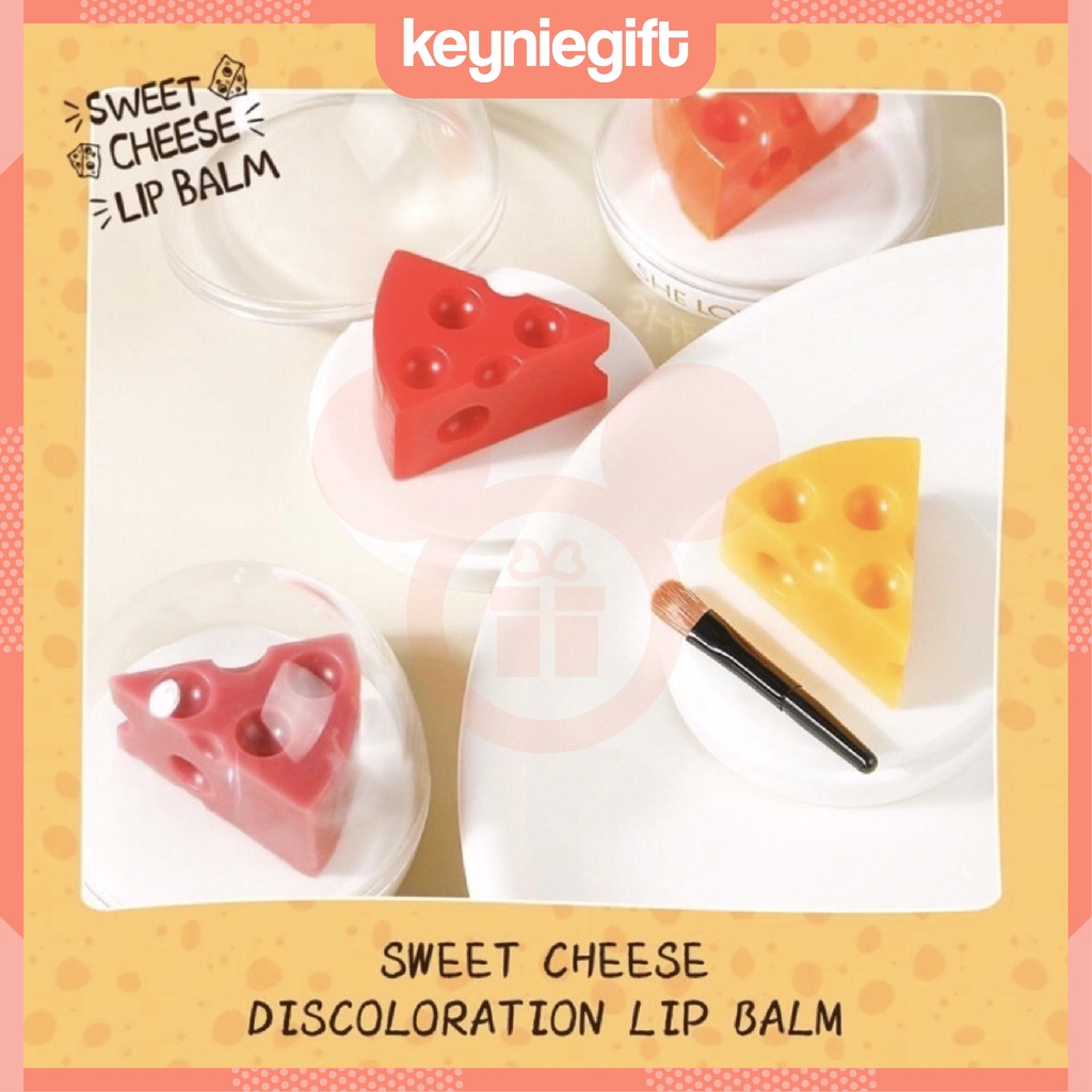 She Loves Cheese Lip Balm Lip Care Keju Lucu Cantik Unik Sheloves TB-121 SL002
