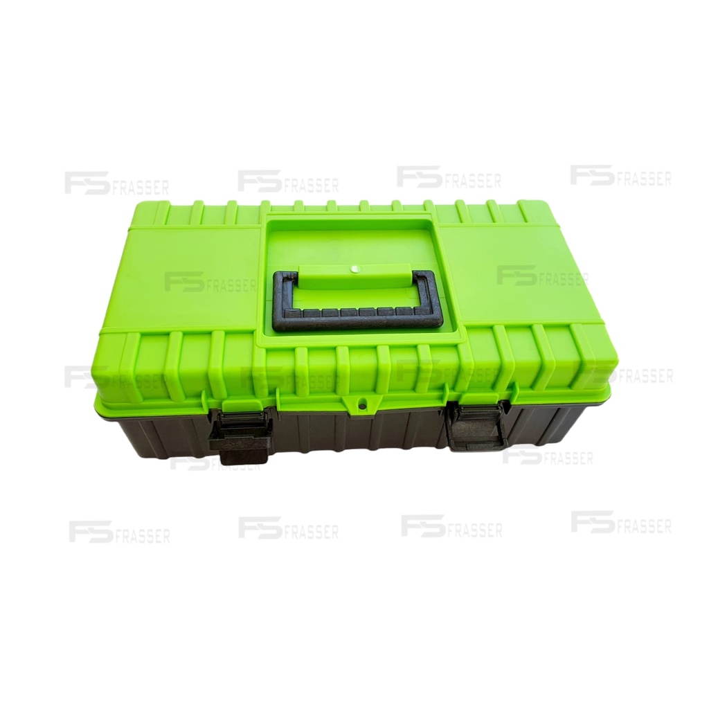 Frasser Perkakas Tempat Penyimpanan Multifungsi Tool Boks Tool Box 36Cm Hijau Sinar