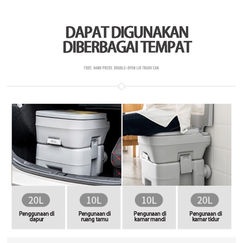 dapat dilipat Kloset / toilet bergerak / toilet luar / toilet untuk orang tua