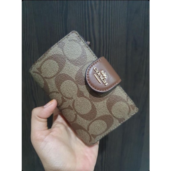 Preloved Dompet Coach Authentic Medium Dompet Coach Signature Coach Second