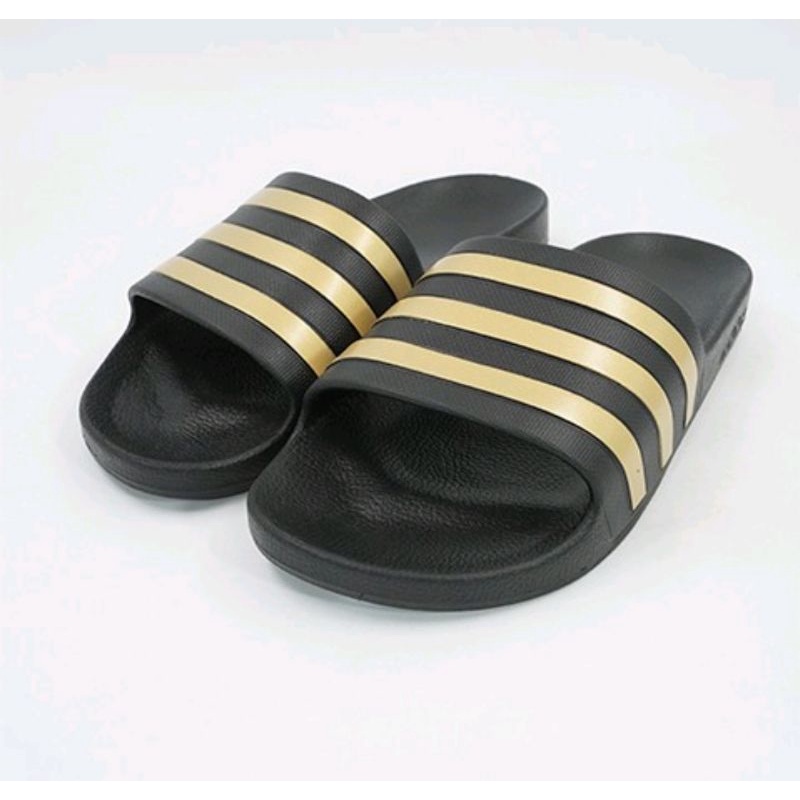 SANDAL ADIDAS ADILETTE AQUA BLACK GOLD ORIGINAL
