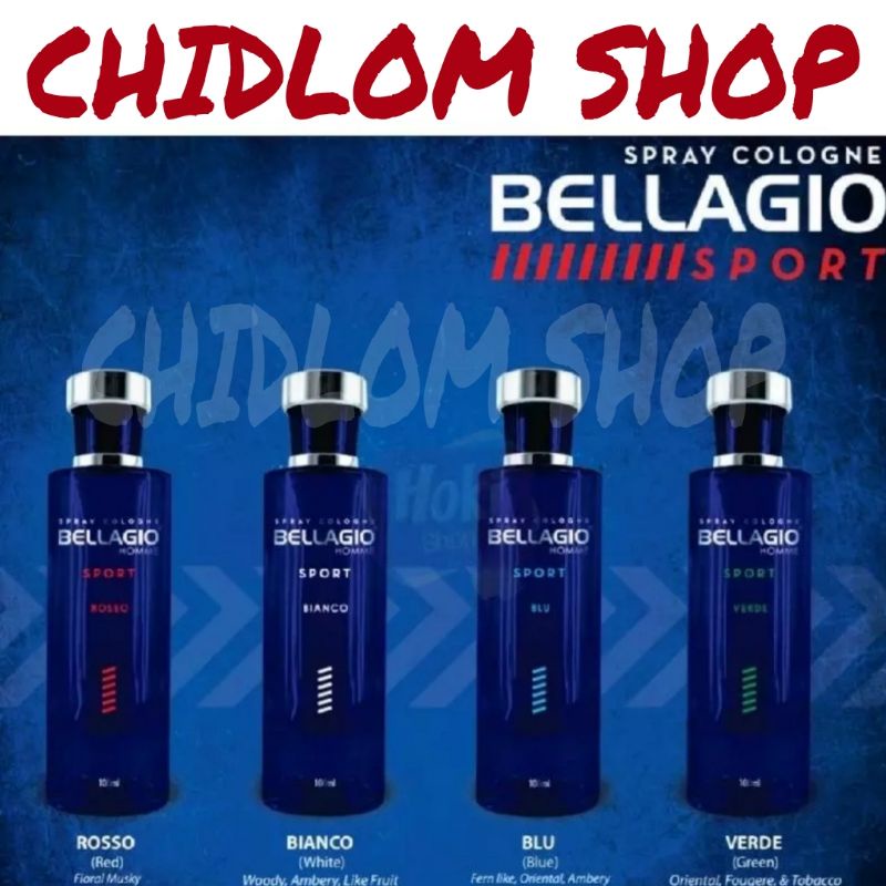 Bellagio SPORT Cologne Parfum 100ml 100% ORI All Varian