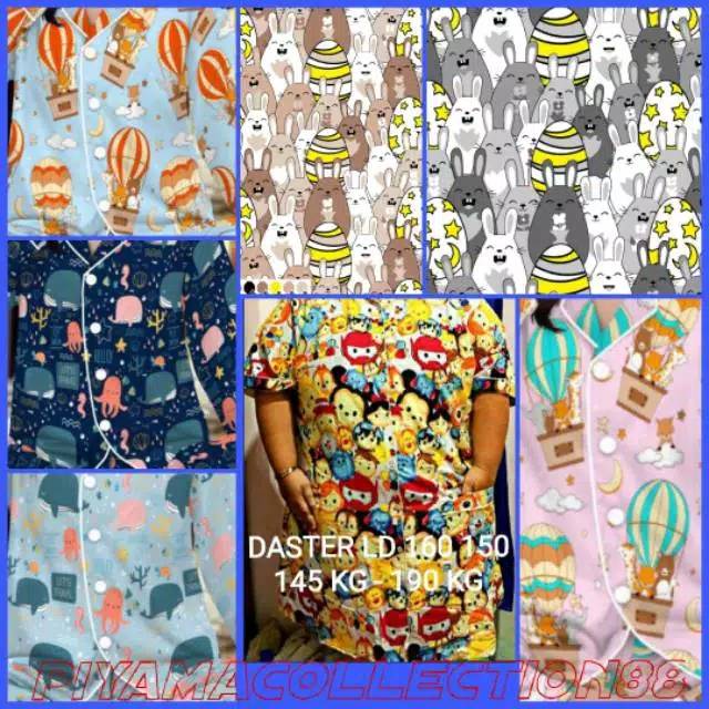 SUPER DUPER JUMBO SIZE 7L DAN 8L- DASTER BUSUI KATUN JEPANG ORI MOTIF LUCU