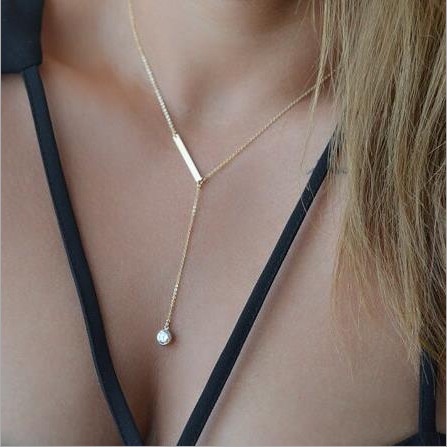 OSD COD KALUNG LIONTIN BERLIAN TITANIUM CEWEK WANITA ANTI KARAT DAN LUNTUR ORI KOREAN STYLE KOREA AE