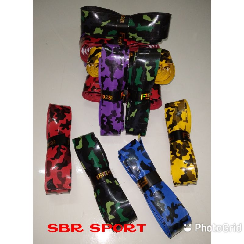 TOWEL GRIP RAKET BADMINTON TULANG KARET FRASSER MOTIF DORENG