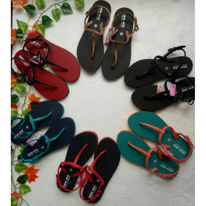 Sandal Jepit New Era Raisa Sandal wanita Sandal terbaru