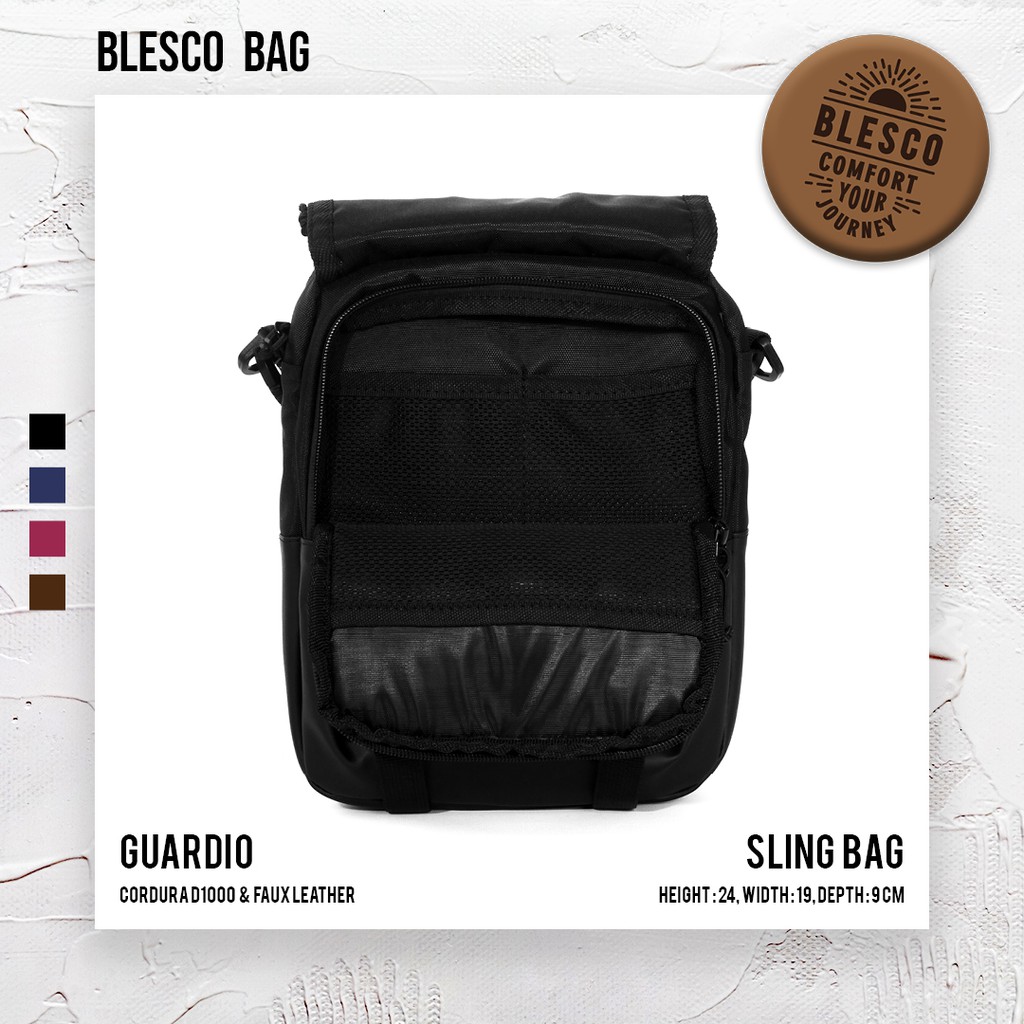 Tas Selempang Pria Kerja Kantor Ngevlog Premium - Blesco Guardio