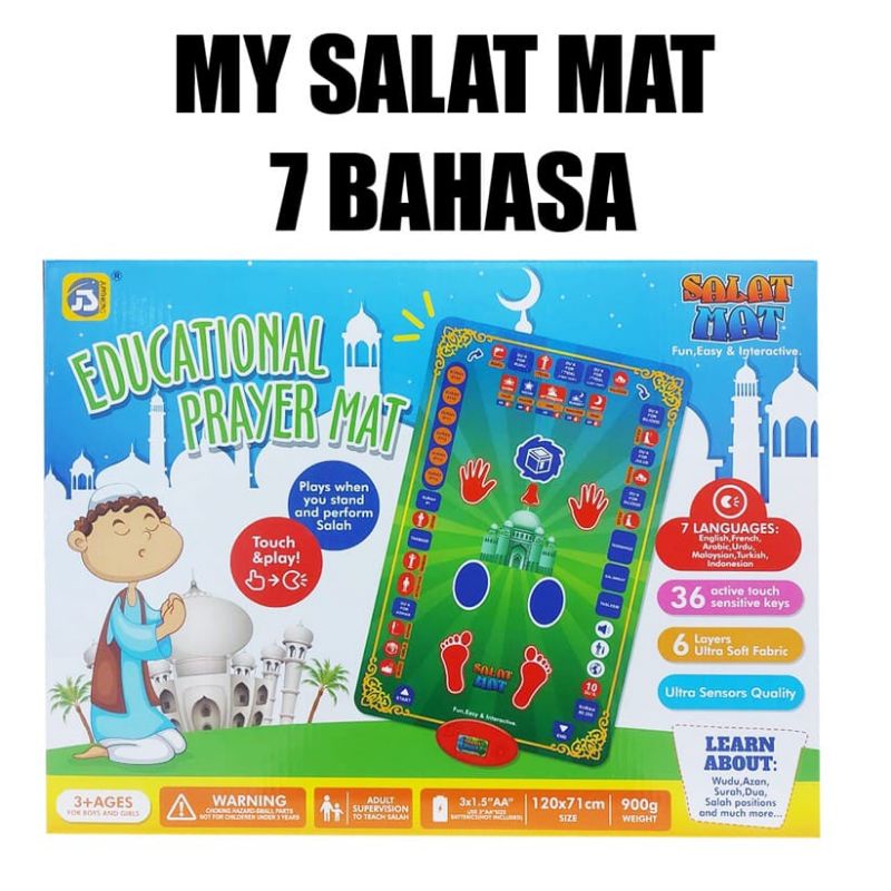 MAY SHALAT SMART SAJADAH EDUKASI ANAK 7 BAHASA