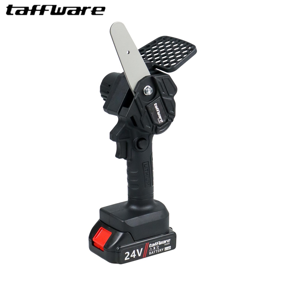 Taffware Gergaji Mesin Cordless Chainsaw 24V 800W - D2605 - Black