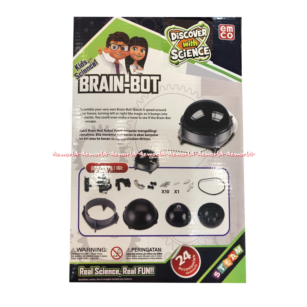 Emco Kids Science Brain Bot Mainan Science Anak Membuat Robot