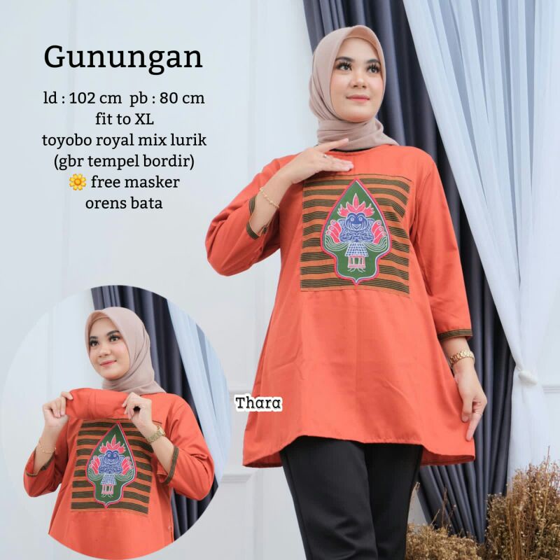 BATIK Blouse Gunungan