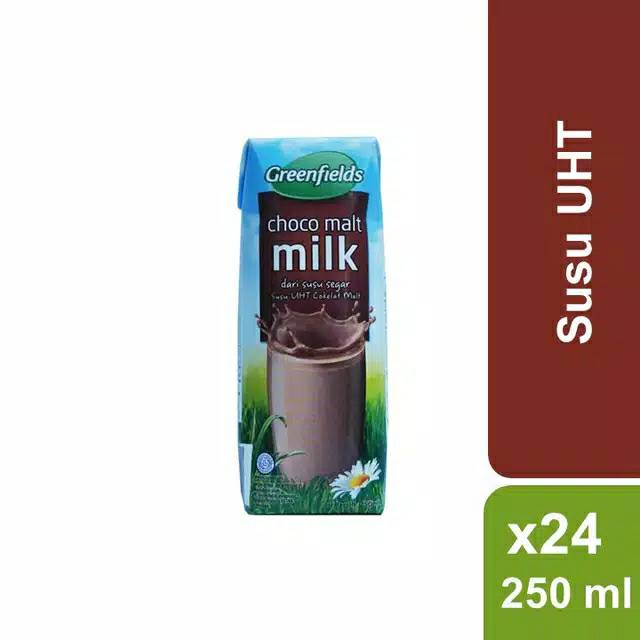 

Susu greenfields UHT 24x250ml (1 karton)