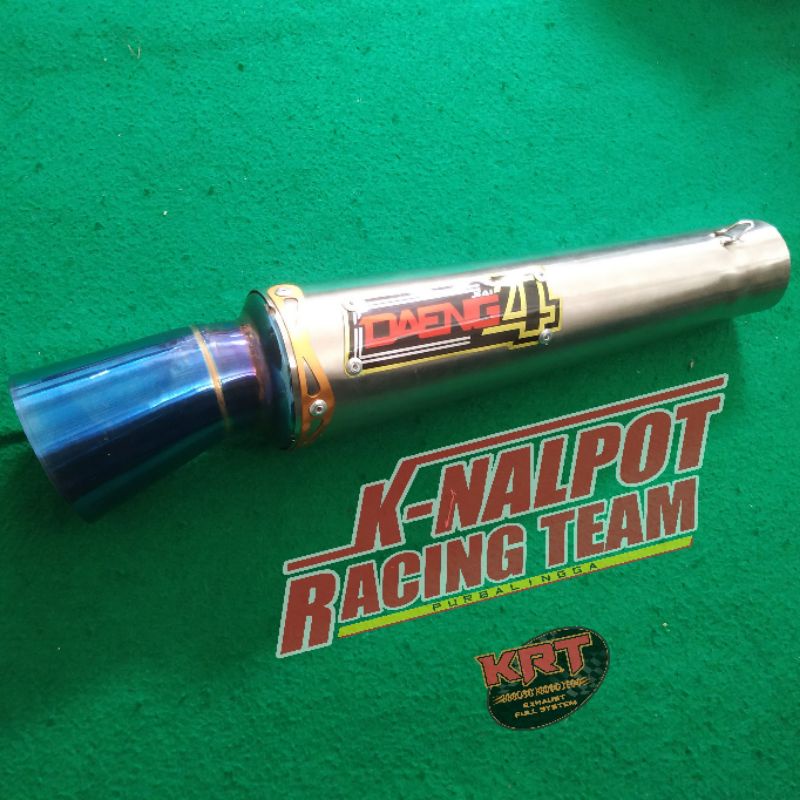 Silincer Daeng 4 Knalpot Racing Vixion Satria Cbr R15 Gsx Vega Supra Smash Shogun Vario Beat Mio Gen