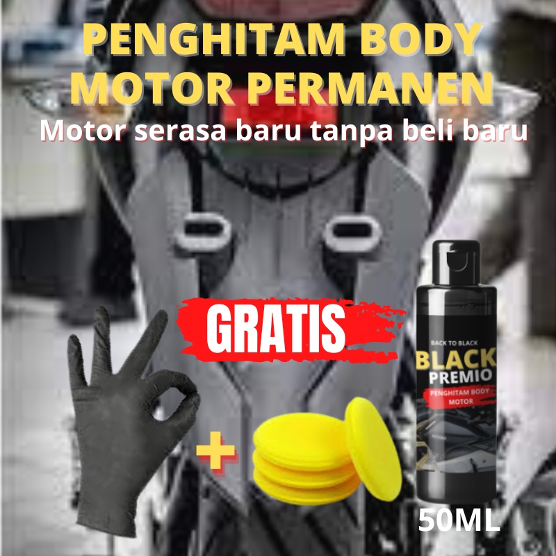 Jual Black Premio Penghitam Body Motor Permanen Cairan Penghitam Bodi Motor Permanent Shopee