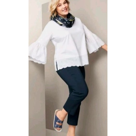 CELANA WANITA STRETCH PANJANG BENCH ANKLE PANTS