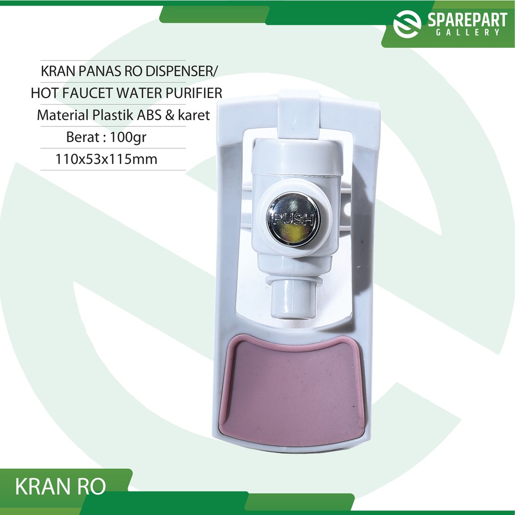 Keran air panas dispenser RO Nurisu