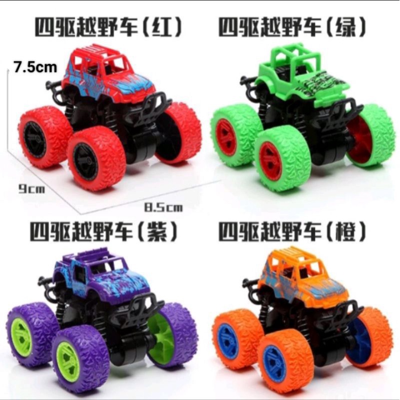 mainan mobil jip monster zap big foot off road 4 drive