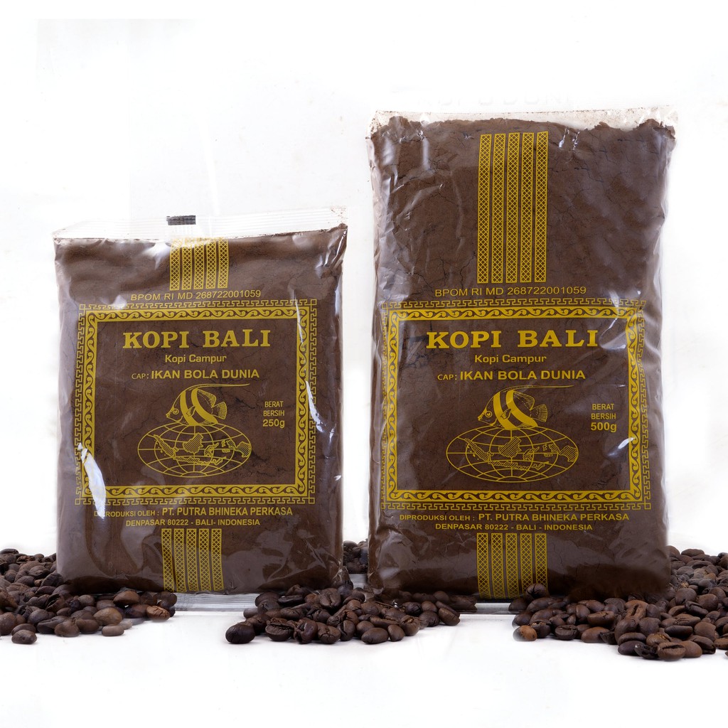 

Kopi Bali Cap Ikan Kupu Kupu Bola Dunia 200gr | 400 gr