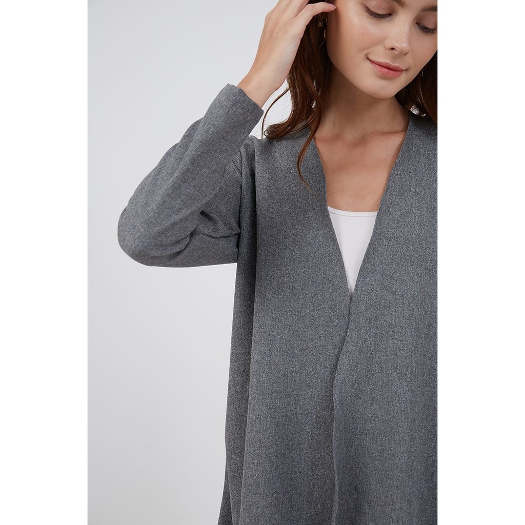 Berrybenka - Outerwear Kardigan Sophie Irani Basic Cardi-Grey