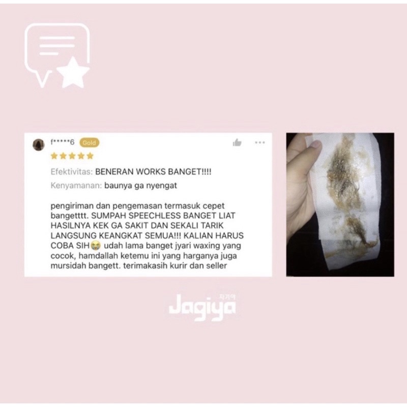 【Official Outlet】 JAGIYA WAX SAKURA CHERRY BLOSSOM WAXING KIT | HAIR REMOVAL PENCABUT PERONTOK PENGHILANG BULU RAMBUT KETIAK KUMIS KAKI BADAN TANPA SAKIT IRITASI ALAMI VIRAL BPOM