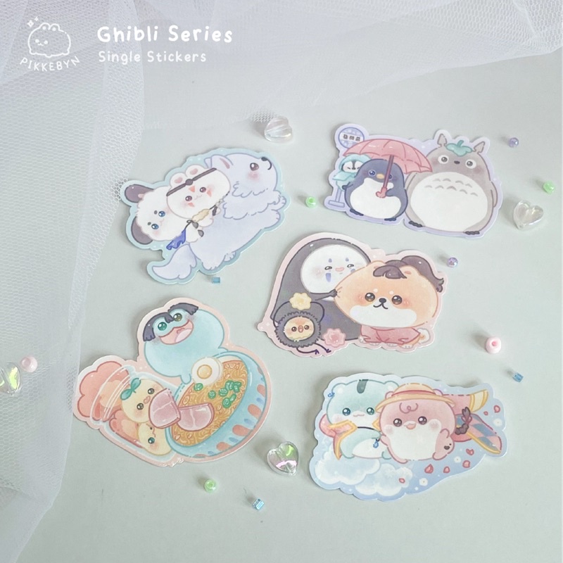 

Ghibli Series - Single Stickers by PIKKEBYN