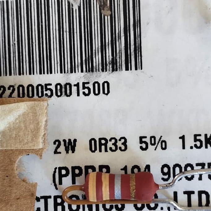 0.33ohm 2watt 0R33 2w Resistor mttban99 Buru Order