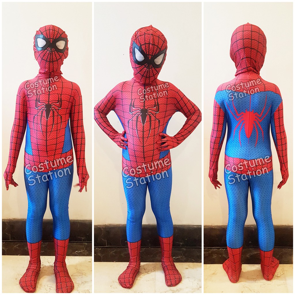 Kostum Superhero The Amazing Spiderman / Costume Marvel anak laki