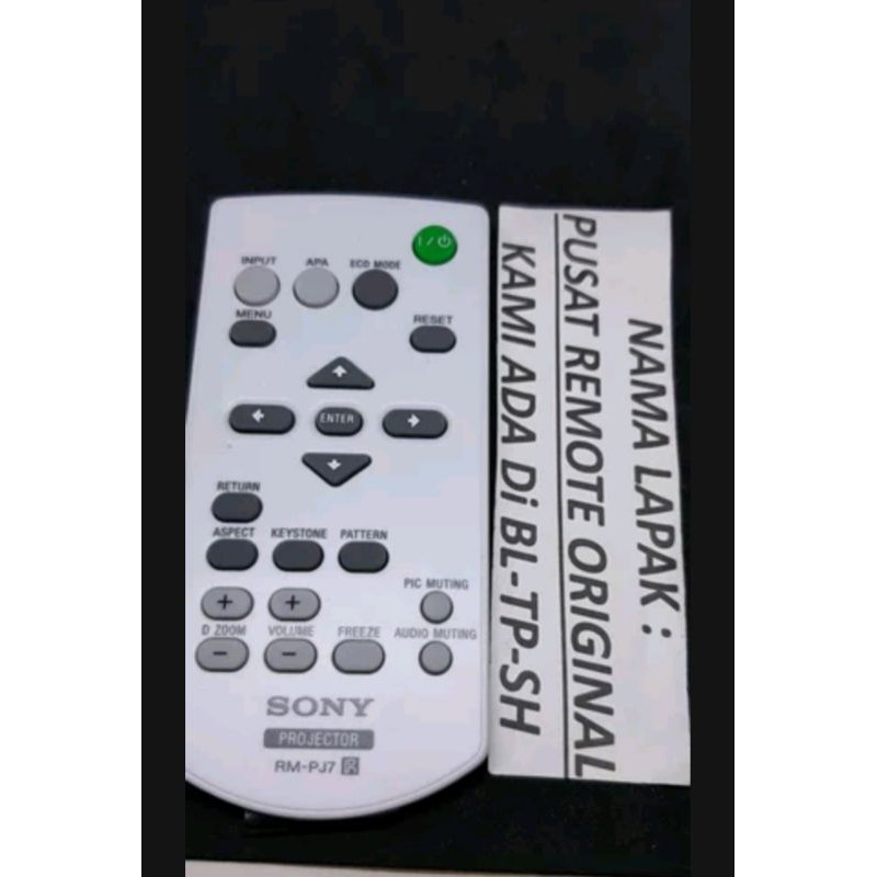 REMOTE REMOT PROYEKTOR PROJECTOR SONY RM-PJ4 ORIGINAL ASLI