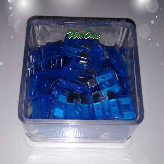 Satu Kotak Sikring Tancap DX 15A 100pcs Sekring Besar 15 A 100 biji