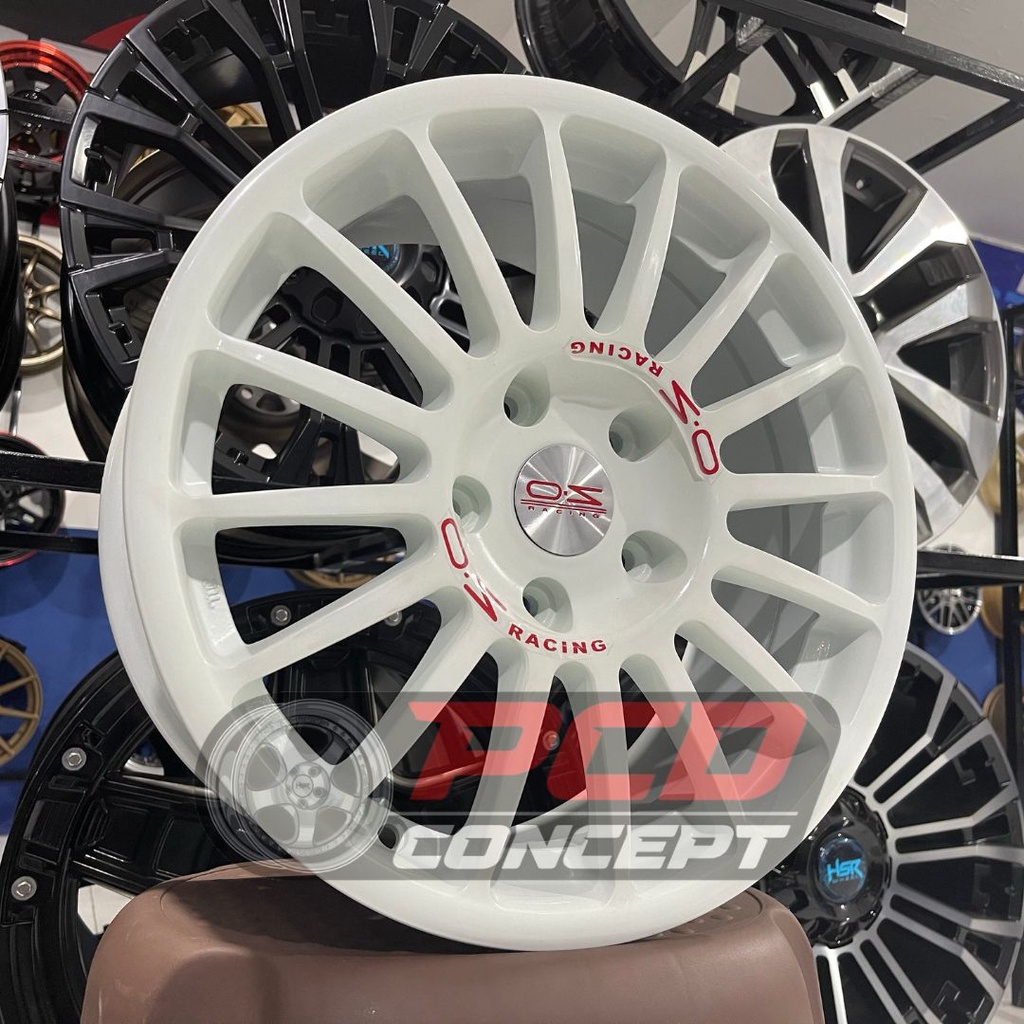 pelak mobil oz ring 16 lobang 5  cocok utk tanpilan mobil rally