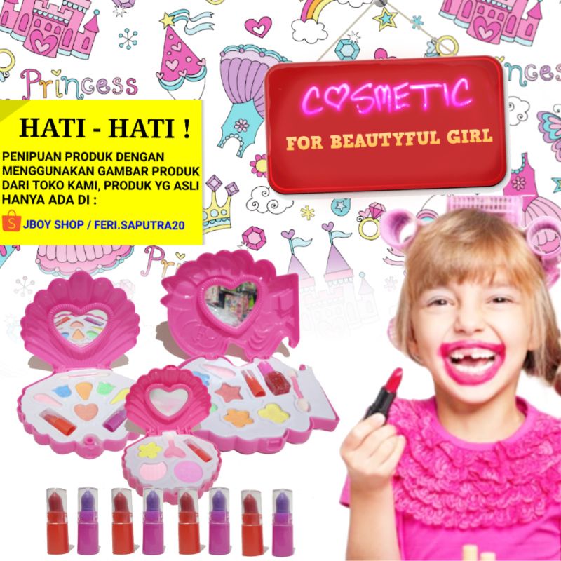 MAKE UP / MAKE UP KERANG / MAINAN MAKE UP / MAKE UP ANAK / COSMETIC ANAK / KOSMETIK ANAK / MAINAN KE