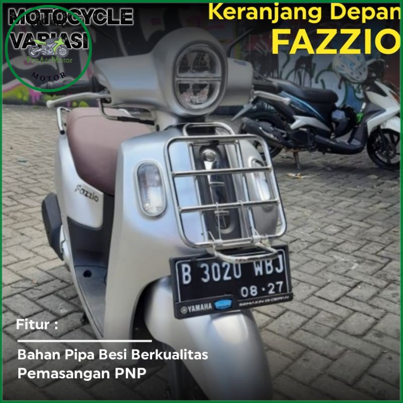 Rak Besi Depan Fazzio Keranjang Besi Depan Fazzio (bisa cod)