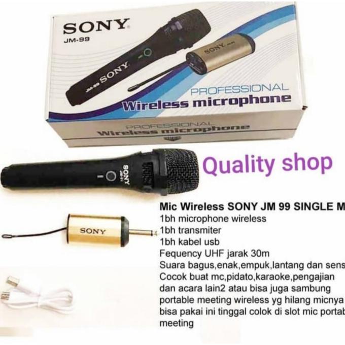 MIC SONY WIRELESS JM-99 MICROPHONE
