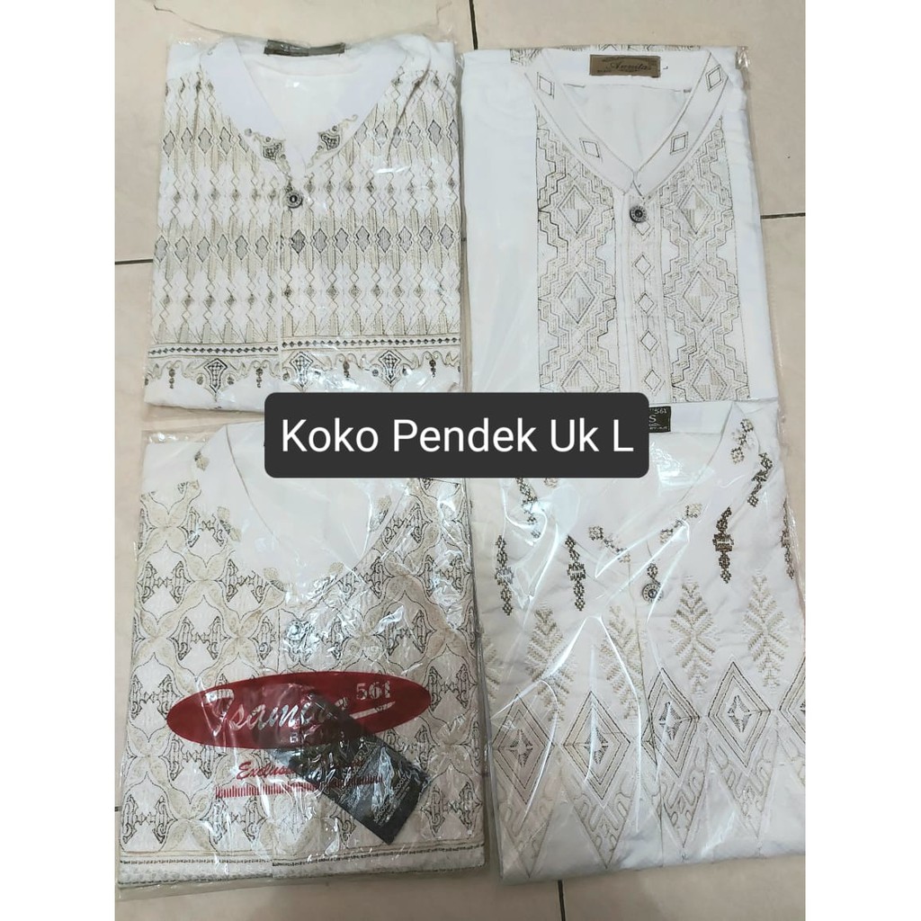 (PREMIUM BORDIR) KOKO PRIA DEWASA LENGAN PENDEK BORDIR PREMIUM