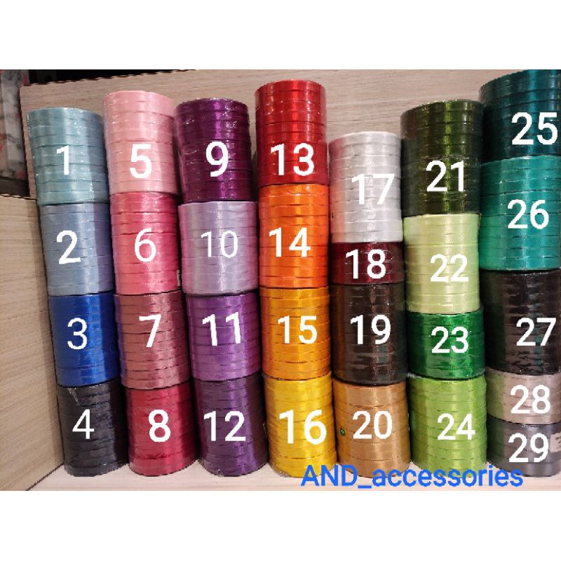 

Pita Satin 3/8 INCH ( 1CM )