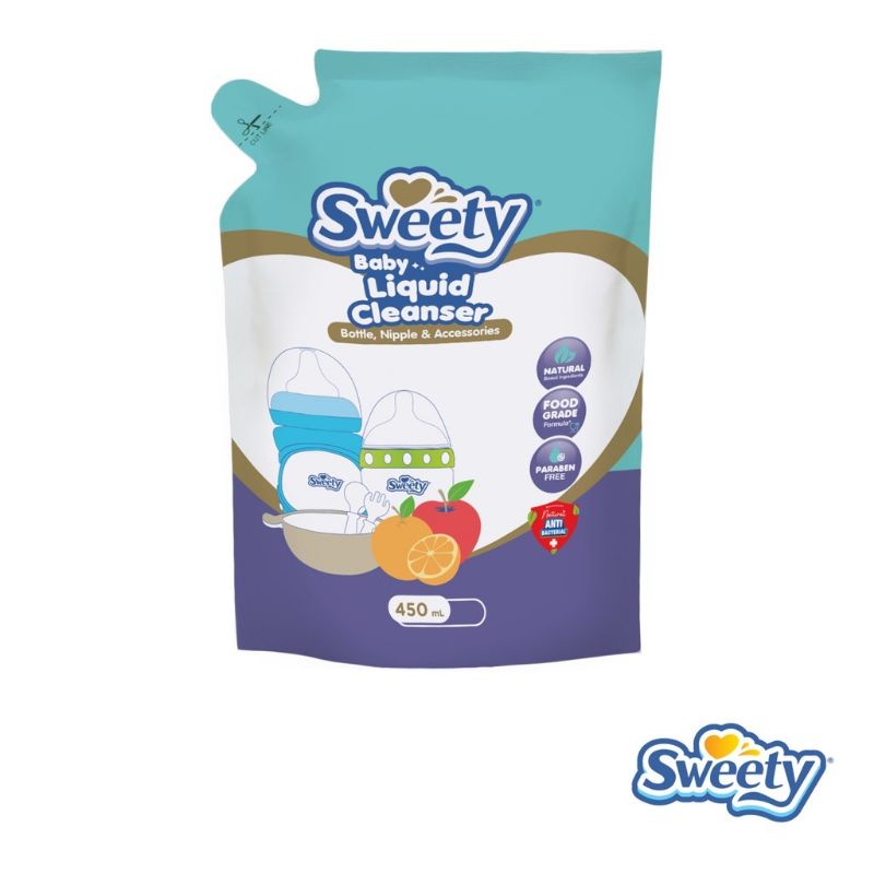 Sweety Baby Liquid Cleanser for Bottle - Sweety Sabun Botol dan Perlengkapan Bayi 450ml