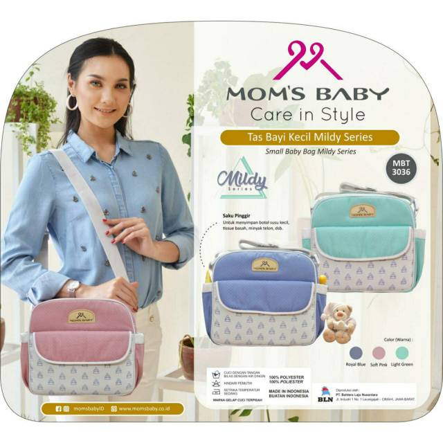 ♥BabyYank♥ MOMS BABY MBT3036 TAS BAYI KECIL MILDY SERIES - BABY DIAPERS BAG