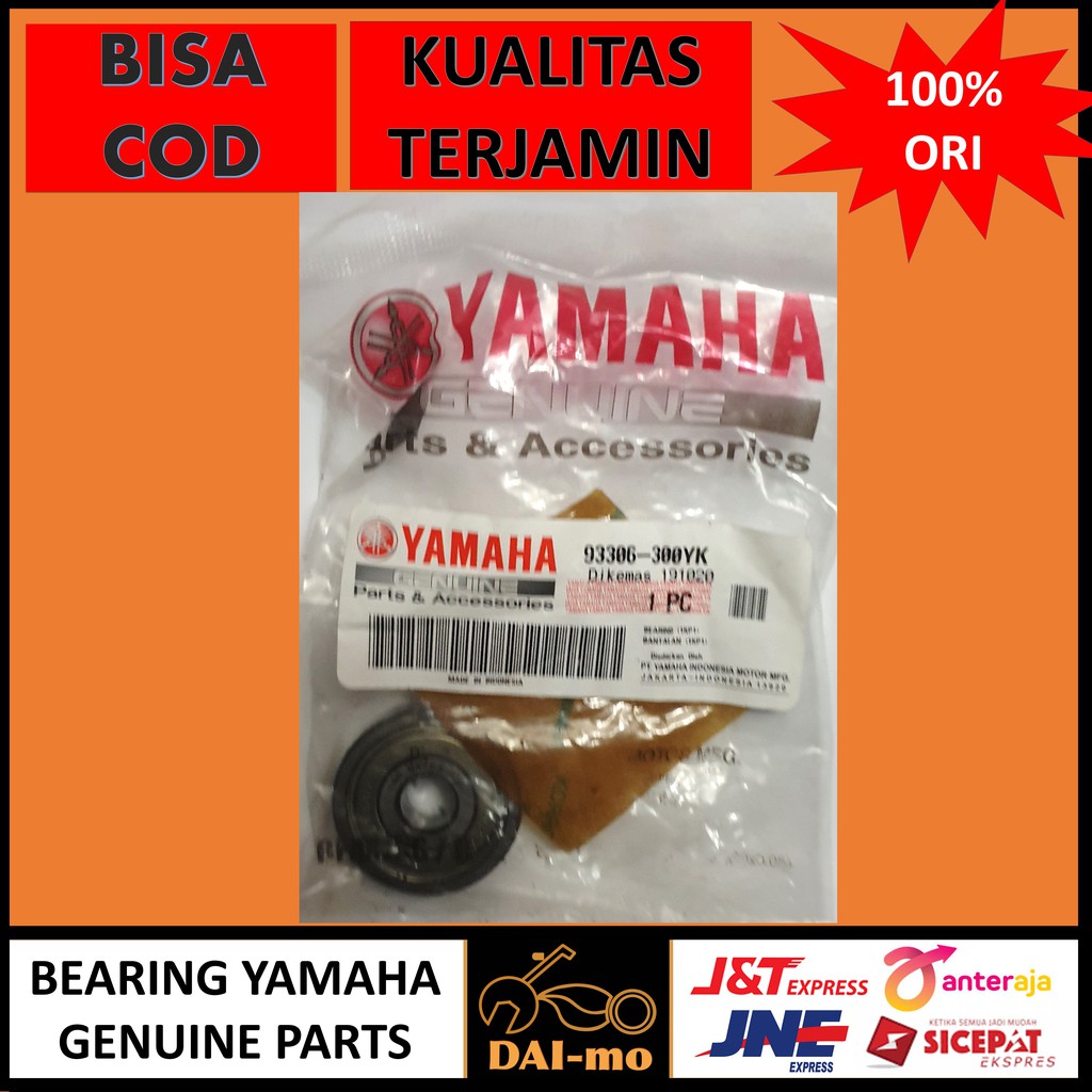 Bearing 6300 Yamaha Asli YGP Ori Laher Roda Depan Mio/ Crypton/ Vega/ Jupiter/ Jupiter Z Vega ZR dll