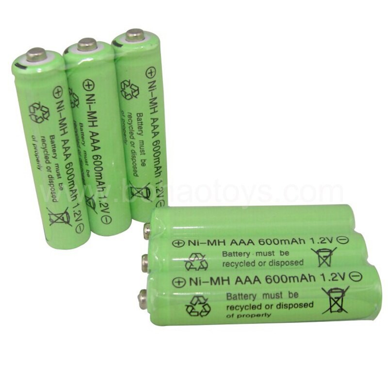 AAA 600mah Rechargeable Battery Charge Batre cas Ni-MH Nimh