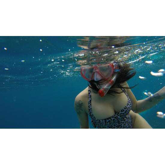 Kacamata Selam Scuba Diving Snorkeling Tempered Glass / Kacamata Selam Menyelam Renang Berenang Swim Swimming Dewasa Remaja Laki Laki Perempuan Anti Kabut Fog Embun Bulat Alat Snorkeling Snorkel Pvc Laut Set Masker Cressi Speeds / Mask Diving Murah Ori