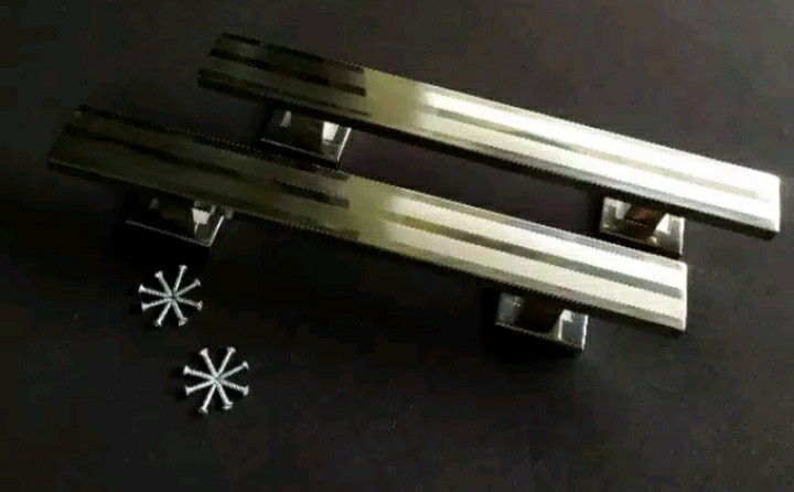 Handle Pintu Rumah Full Kuningan Dahlia Gold 32 Cm Tarikan Pintu Gagang Pintu Kunci Pintu Minimalis