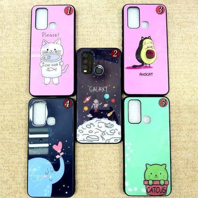 Case Glass Motif Enjoy Every Moment Samsung A50 A50S