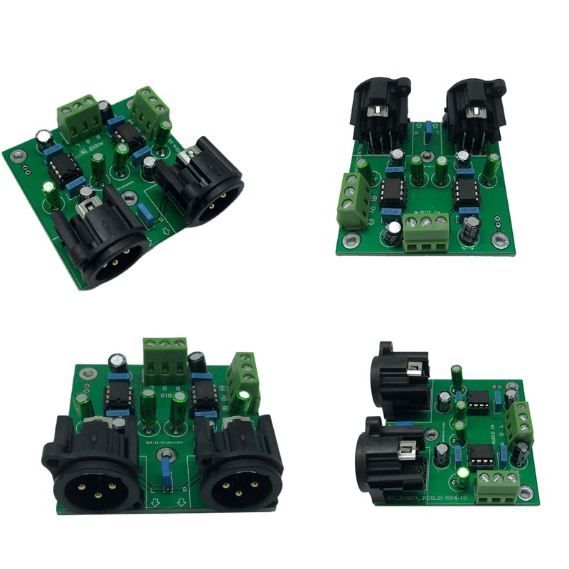 Papan Amplifier btsg Dual-channel Single-ended to Balanced Finishing Board Accessory