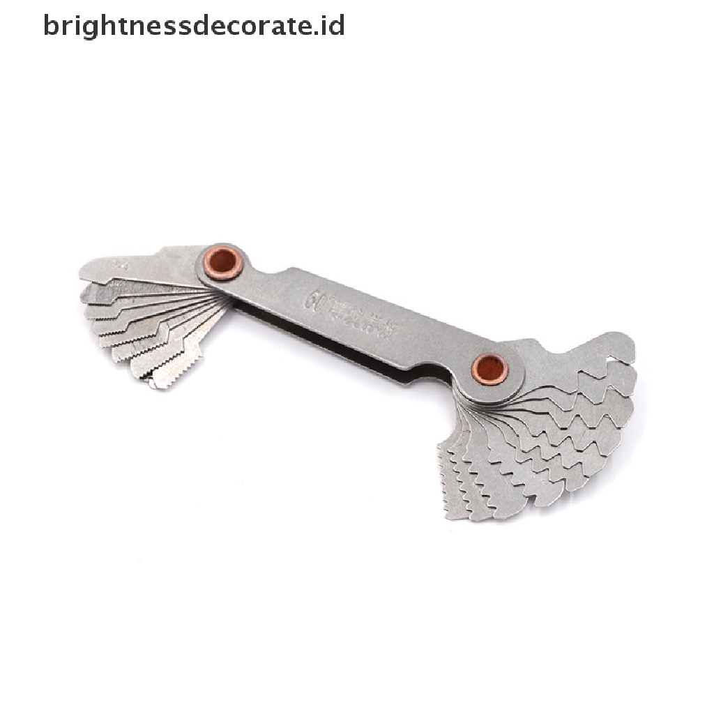 Alat Pengukur Benang 55 Derajat Bahan Stainless Steel