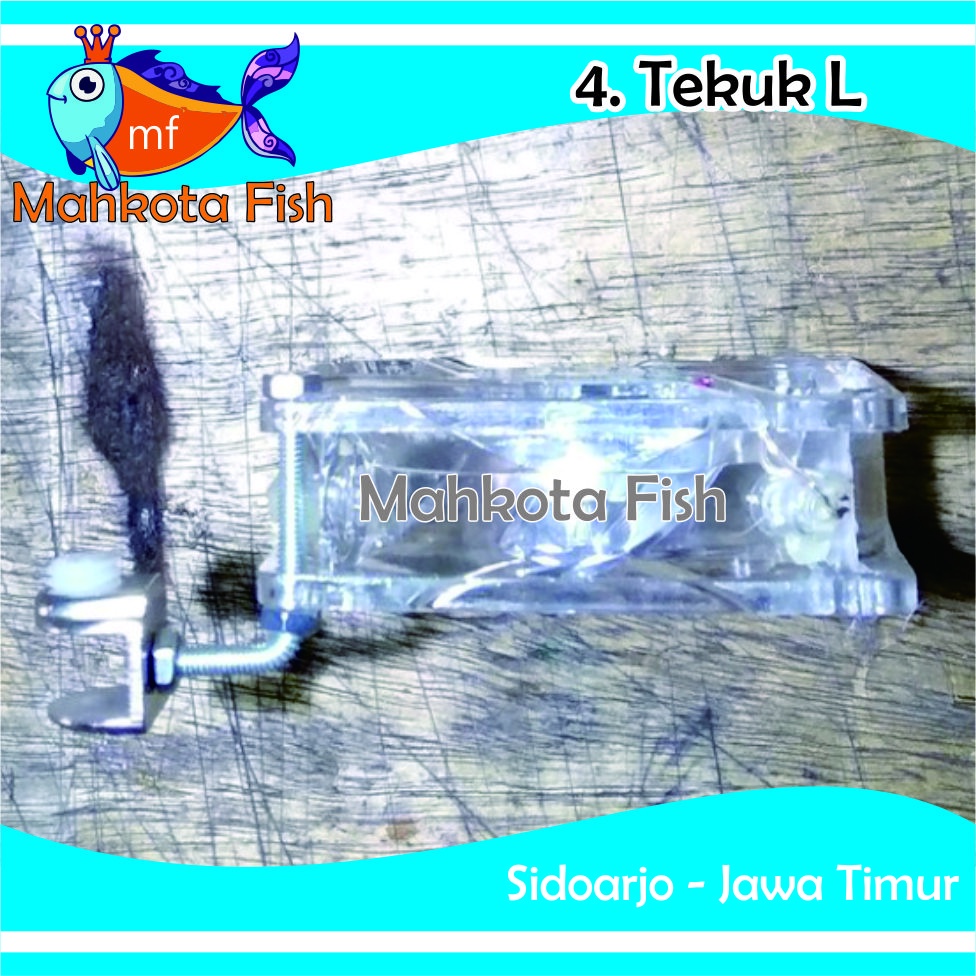 Penjepit Kipas Aquairum - Penjepit Fan Aquarium - Sandaran Kipas Aquarium - Dudukan Kipas Aquarium - Bracket Kipas Aquarium