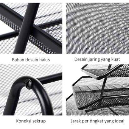 MURAH! RAK KERTAS 4 SUSUN / RAK Dokumen 4 Susun / RAK Tray Besi 4 Susun / DOCUMENT TRAY 4 LAYERS