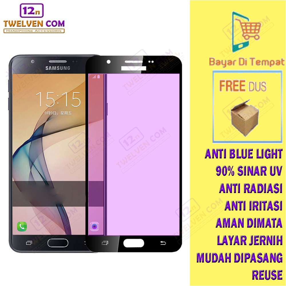 ANTI BLUE TEMPERED GLASS BLUE LIGHT Samsung J2 Prime J2 Pro 2018 J3 Pro 2017 J4 J4 Plus J5 Prime J5 Pro J6 Plus J7 Prime Pro